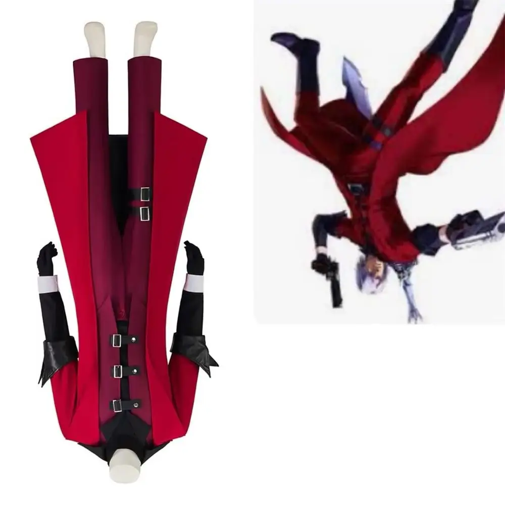 

Game DMC 3 Dante Cosplay Costume Men Red Coat Uniform Suits Full Set Halloween Carnival Party Outfits
