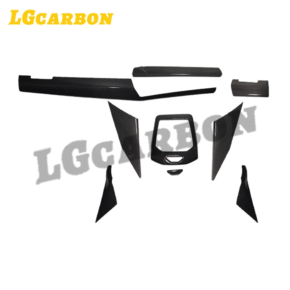 

LGcarbon RHD только роскошные комплекты аксессуаров для интерьера из углеродного волокна, сухая отделка, приборная панель RHD для BMW 5 серии G60 2024-On