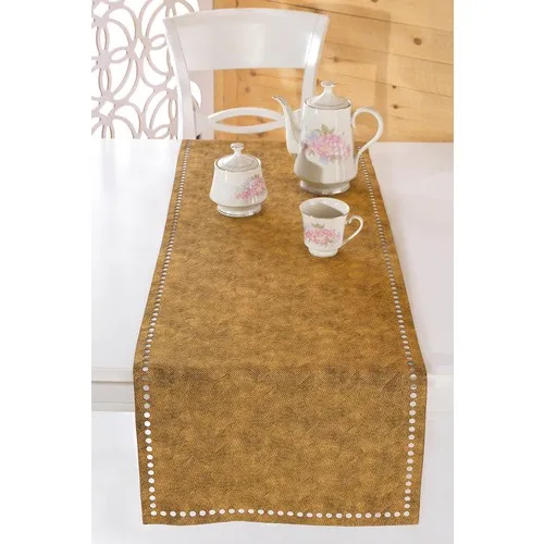 Özenev Eliza Runner American Service Table Cloth 40 X140 cm Gold