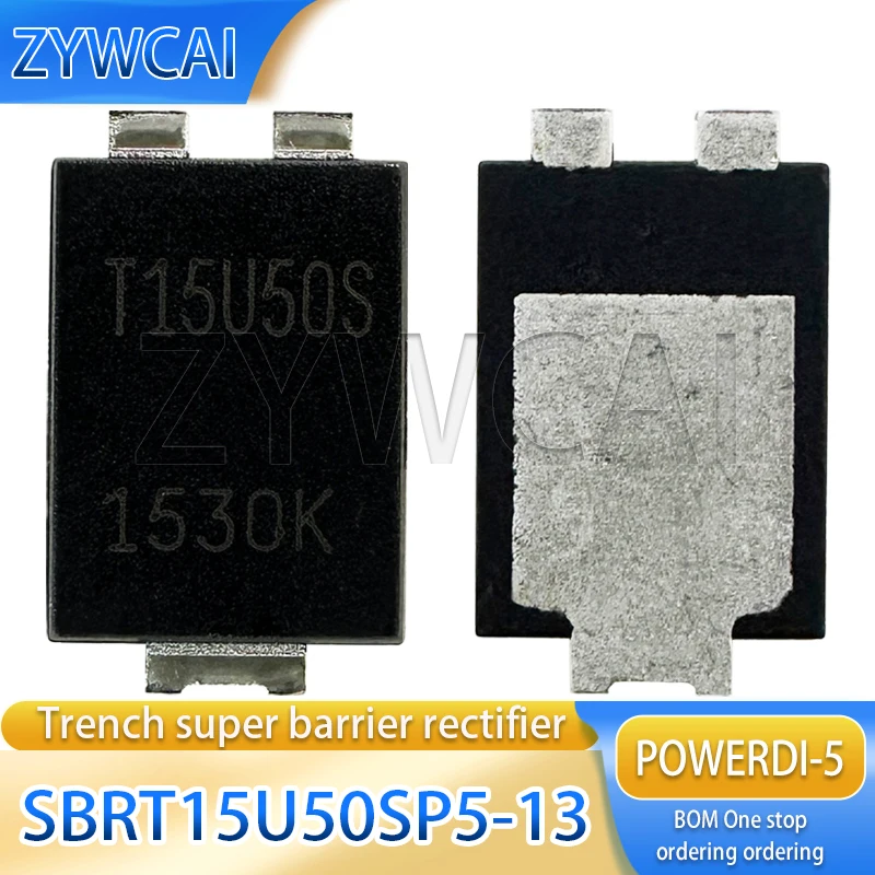 SBRT15U50SP5-13 PowerDI-5 5PCS T15U50S TO-SBRT15U50SP5 Super Barrier Rectifier (SBR)