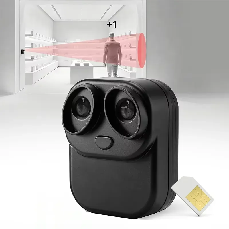 4G Wireless PIR People Counter Smart Footfall Counter for Retail Store and Public Spaces