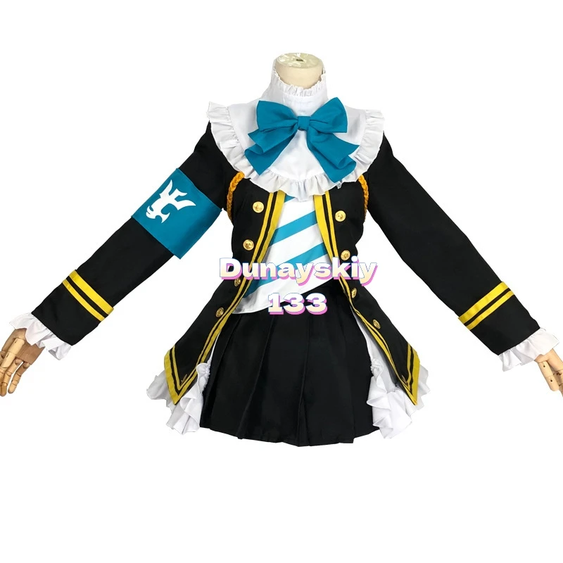Uma Musume Pretty Derby Mejiro McQueen Costume Cosplay Set completo Scarpe parrucca per Carnevale di Natale di Halloween
