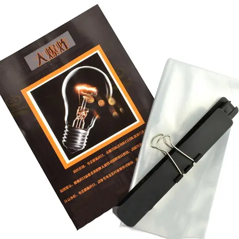 Ampoule démontable pour tours de magie Big Bang, accessoire de gimmick, mentalisme, scène, rue, tension Icide, VPN, Ding dans un sac transparent