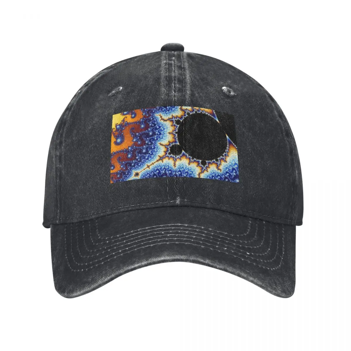 Mandelbrot Fractal Baseball Cap Hat Man For The Sun black Designer Hat Mountaineering Girl'S Hats Men's