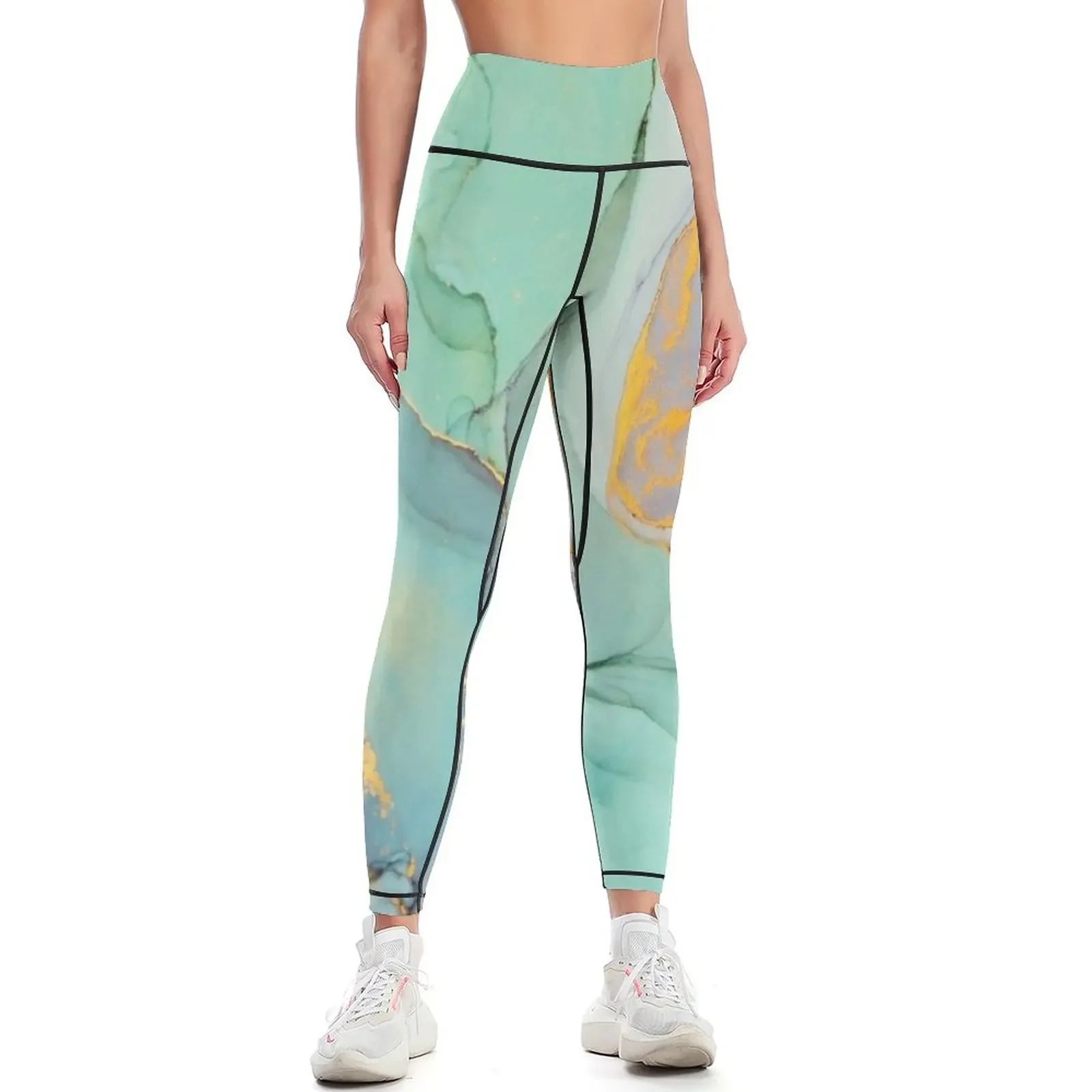 

Liquid Flows Leggings legings for fitness Sports female leggins push up woman Fitness clothing Womens Leggings