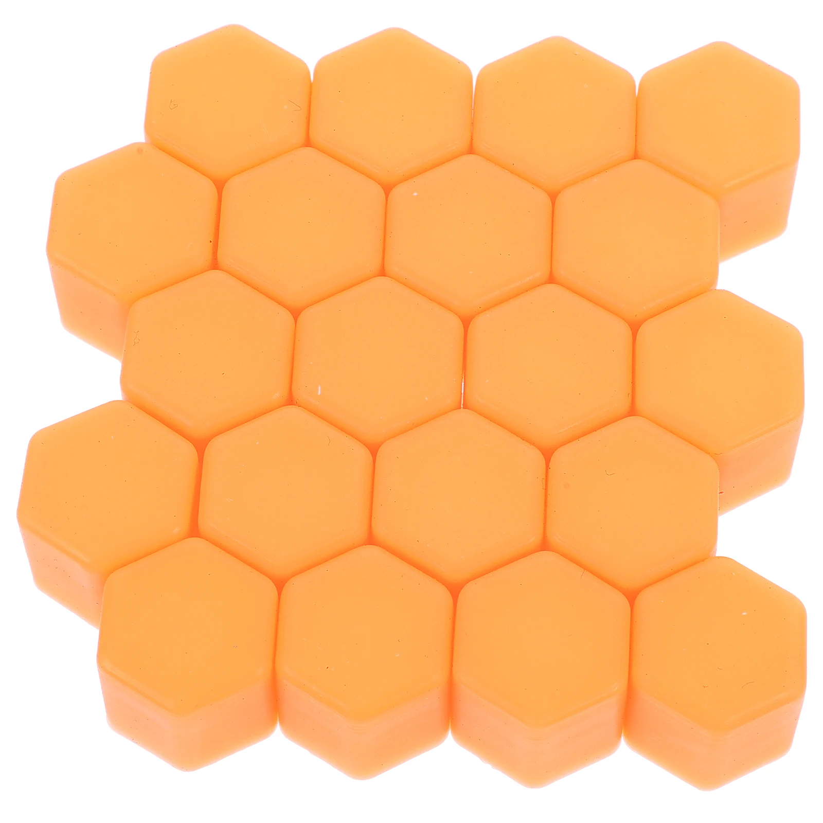 

20Pcs Glowing Tire Lug Nuts Caps Orange 17mm Silicone Wheel Nut Covers Car Accessories Rust Proof Dust Resistant Decorative Bolt