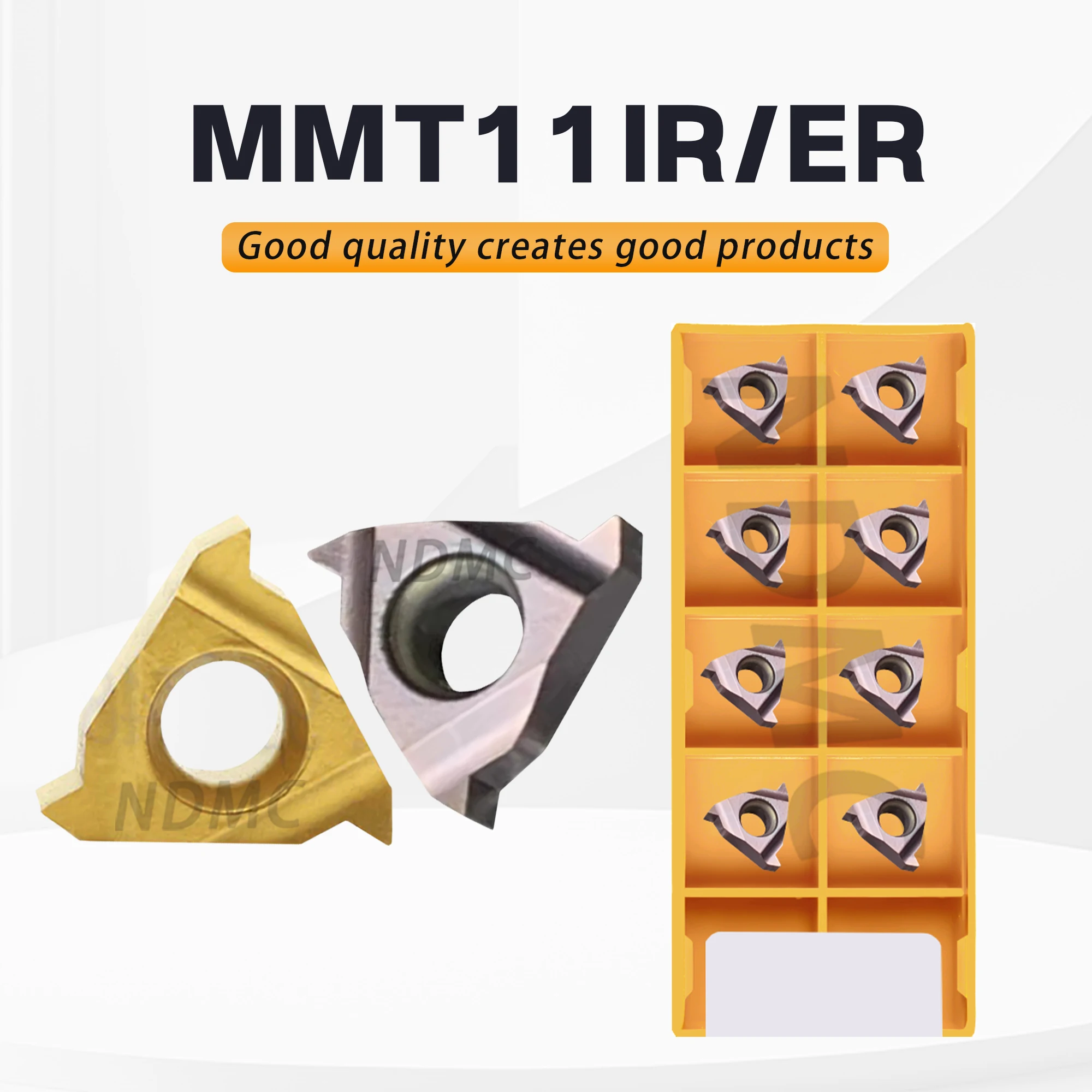 

10 шт. MMT11IR AG55 AG60 MMT11ER AG55 AG60 US735 UE6020 VP15TF карбидная вставка резьба токарный инструмент ЧПУ токарные инструменты