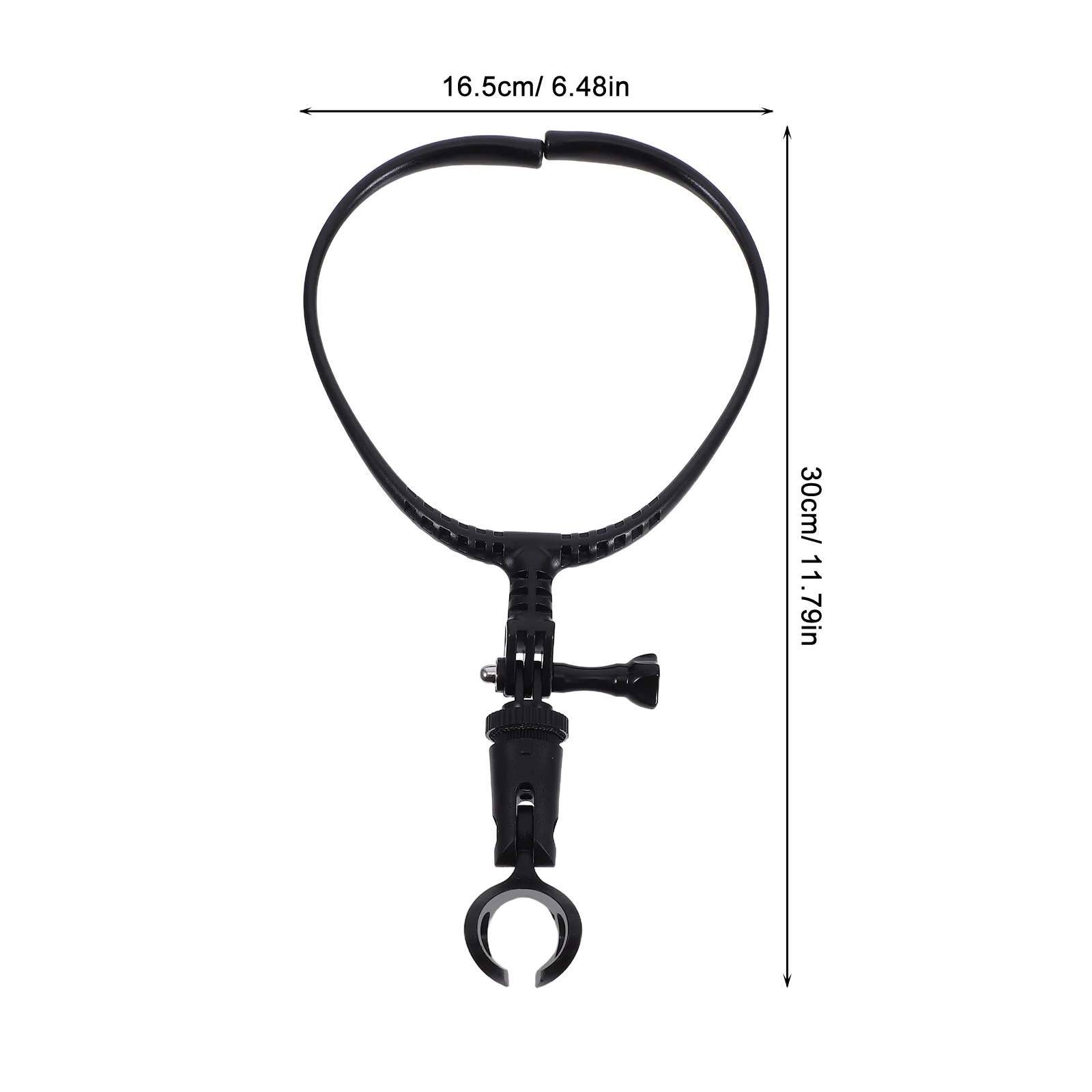 حامل ميكروفون للرقبة قابل للتعديل، رف ميكروفون معلق، دعم ميكروفون يدوي لأداء ملحقات ميكروفون استضافة الغناء