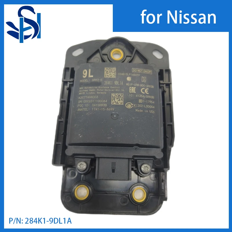 Módulo de sensor de radar de ponto cego esquerdo com suporte, monitor para Nissan MAXIMA, 284K1-9DL1A, 2021-2023