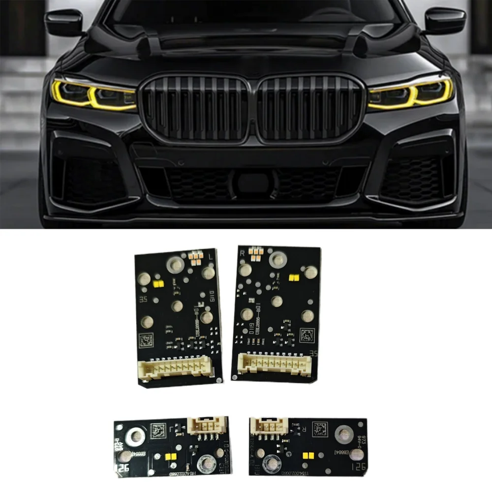 

НОВАЯ Фара DRL Модуль Светодиодный Модуль Лимонно-Желтый EU Car OE # 63119498407 63119498408 Для BMW 7 серии G11 G12 2019 2020 2021
