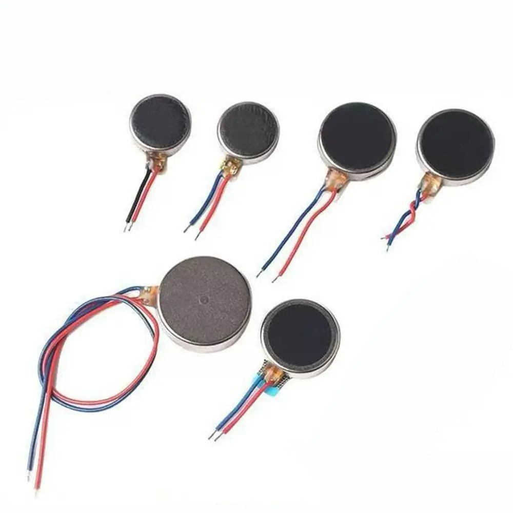 10Pcs DC 3V 3-5V Micro Vibration Motor 0820 0827 0830 0834 1027 1030 1034 1234 Coin Button Motor 10000-12000rpm Self Adhesive