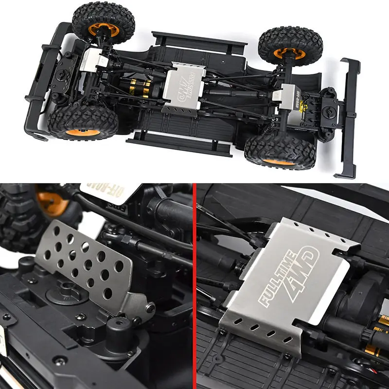 

Metal Armor Chassis Armor Upgrade Accessories Guard Plate for 1/10 RC Crawler Car Traxxas TRX4 Defender FMS FCX10 Camel Cup Part