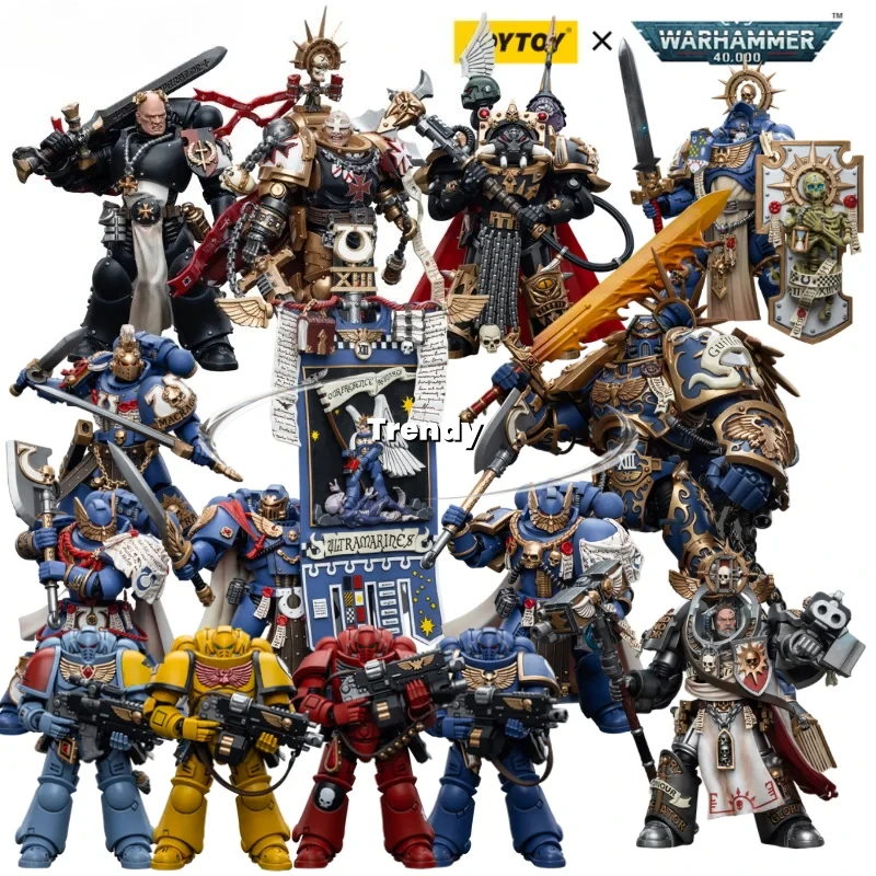 

[Товары Spot] JOYTOY 1/18 Фигурки[2 шт./компл.] Модель Ultramarines Primarch Roboute Guilliman в подарок для мальчика
