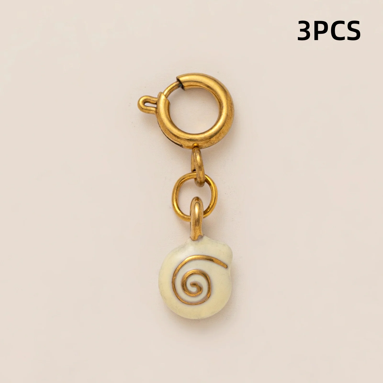 3 Stück frische und schlichte neue Anhänger aus der Tier-Serie mit kleinen Hunden und Katzen aus 316 Edelstahl, wasserdicht, farberhaltend, zum Selbermachen von Schmuck. – Detail 4