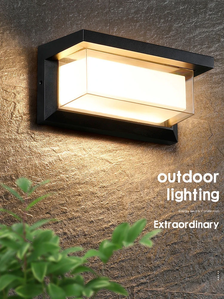 Led Outdoor Wall Lamp Led Outdoor 20W Wall Light Waterproof Light Outdoor Porche Led Light Motion Sensor Light Outdoor Lighting