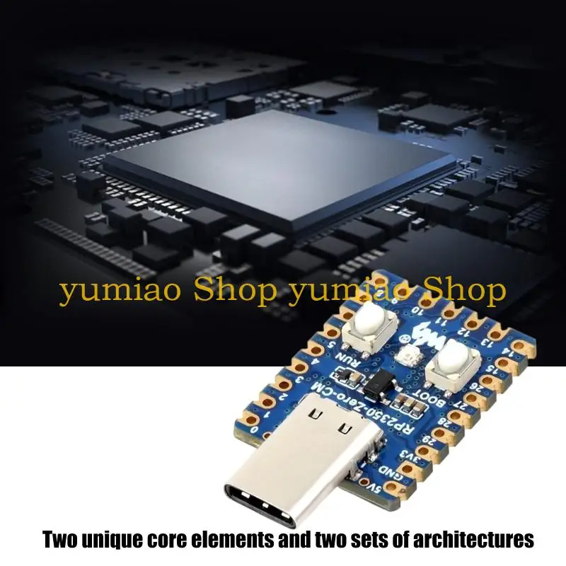 587B RP2350 Development Board Type C Mini Microcontroller Board with 29 GPIO, 12 Programmable Lines, 4MB Flash for Electronics