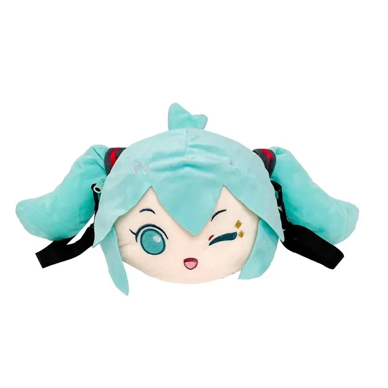 

Hatsune Miku Peripheral Secondary Cute Girls Cute Plush Bag Comic Con Anime Doll Bag Shoulder Crossbody Bag