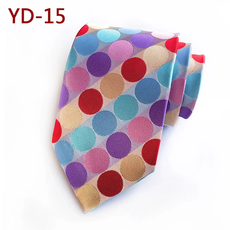 Men Ties  Silk 8cm Necktie for Men Causal DOT Tie for Man Bussines Corbatas Bridegroom Party Slim Neckties