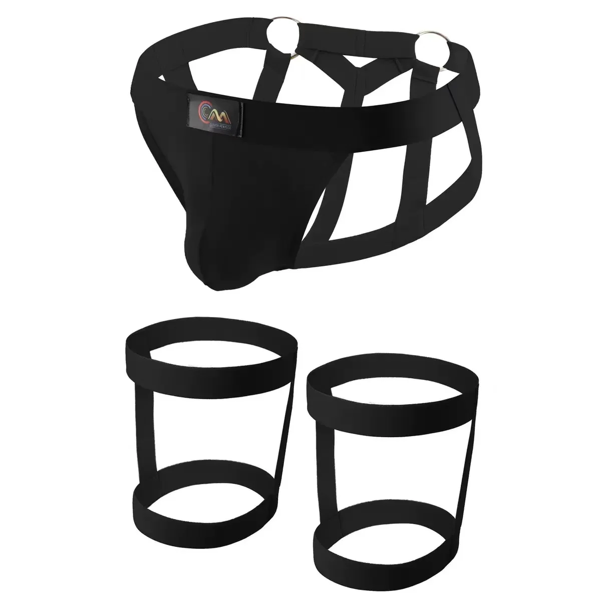 

Men's G-string Thongs Erotic Panties Sexy Gay Man Plus Size Briefs Underpants Slip Cotton Pouch Open Back Transparent Lingerie