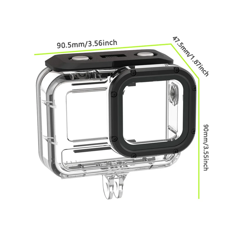 Solid Transparent Protective Case For Insta360 Ace Waterproof Diving Protective Shell For Insta360 Ace Camera Replacement Access