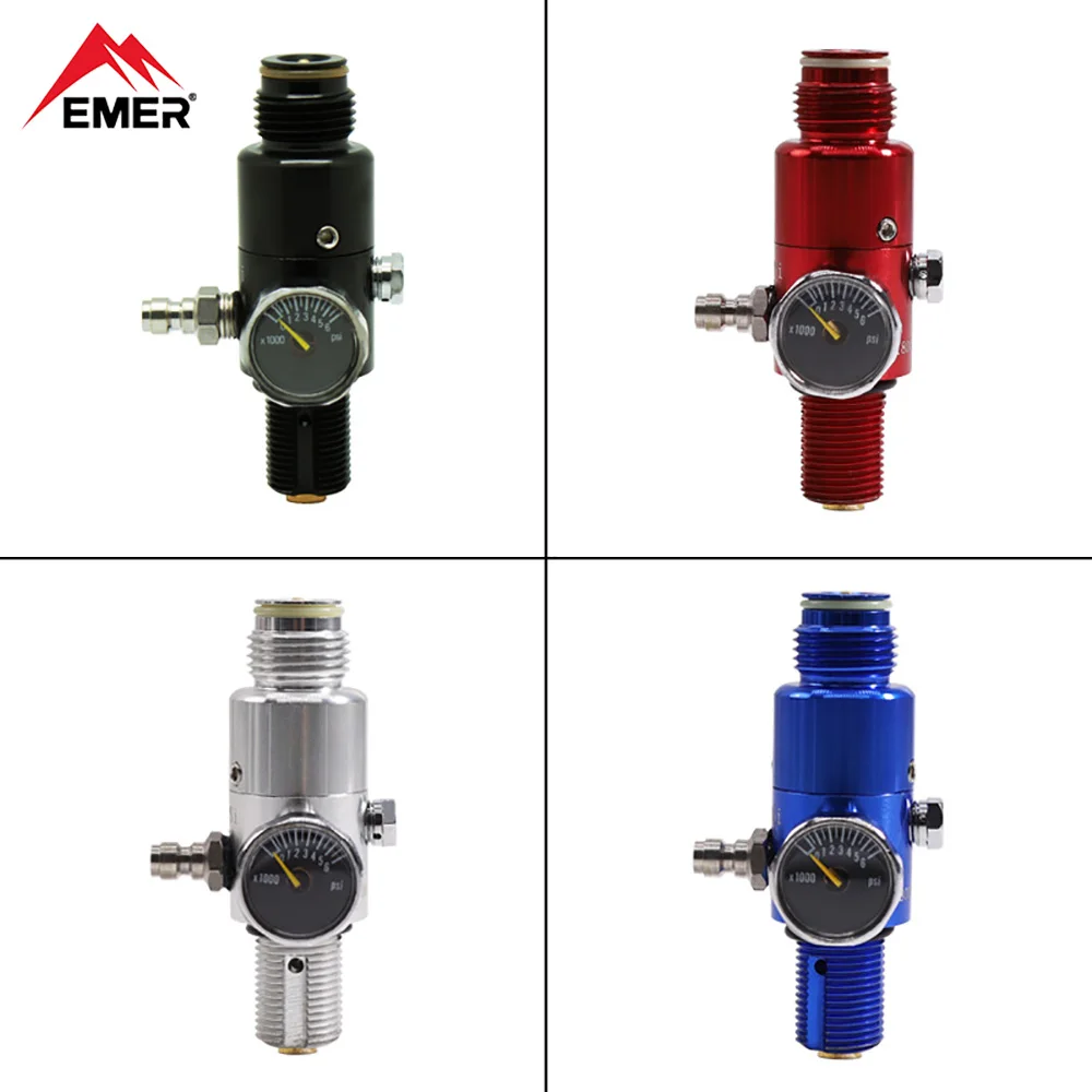 

EMER 4500psi 300Bar Compressed Air Co2 Cylinder Regulator Valve Pressure reducing valve for Diving Camping Paintball Accessories