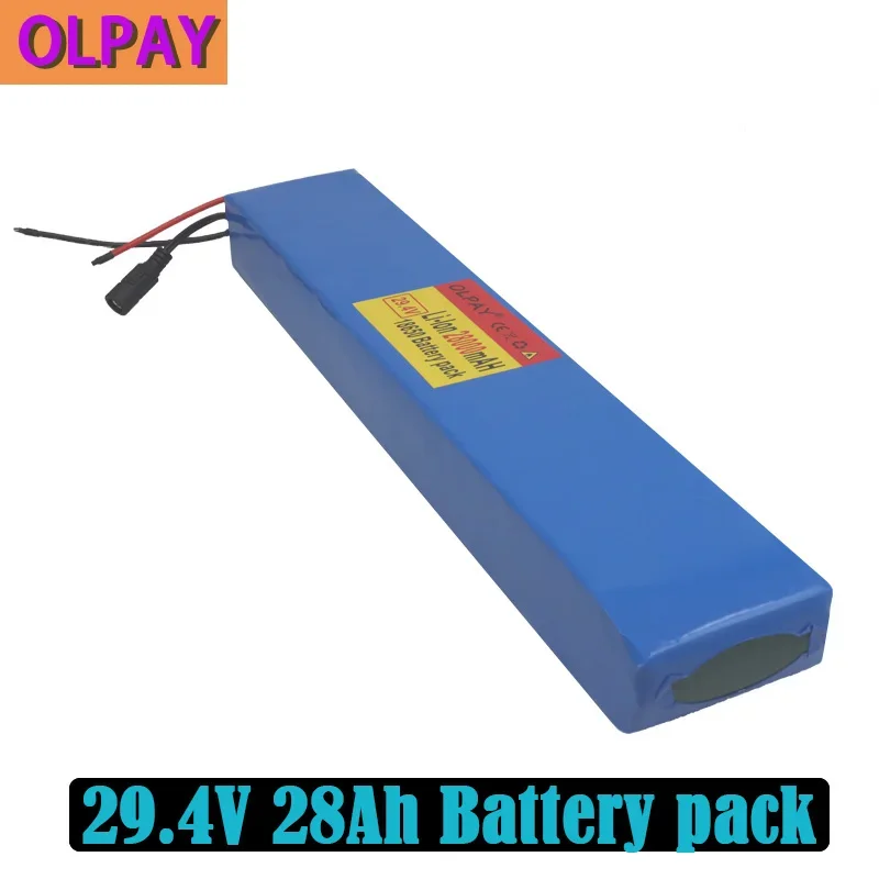 2023High quality7S5P 29.4v 28Ahelectric bicycle motor ebike scooter 29v li ion battery pack 18650 lithium rechargeable batteries