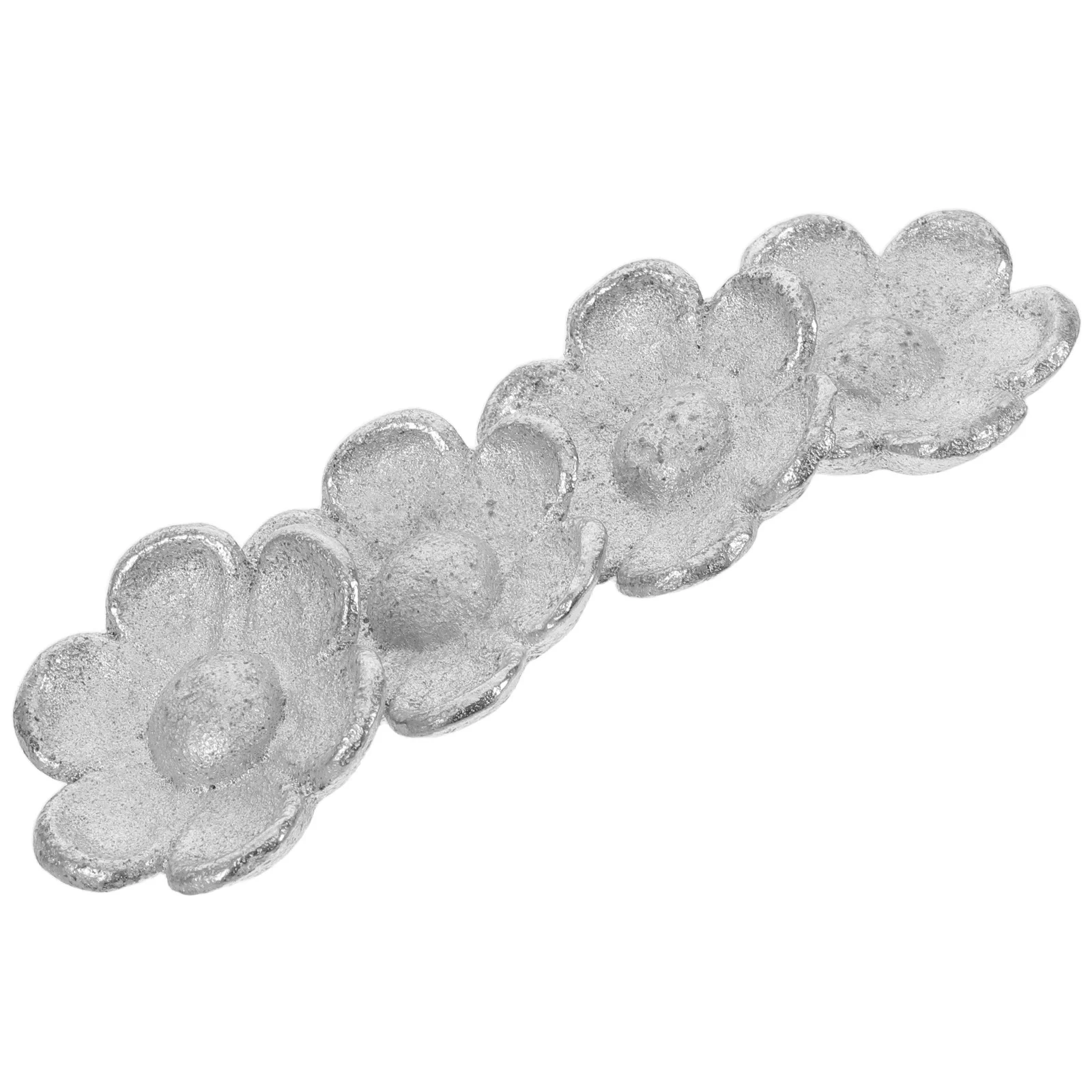 

4pcs Flower Pattern Weights For Sewing: Iron Fabric Cutting Tools Metal Dressmaking Accessories Diy Craft Sewing Weights -