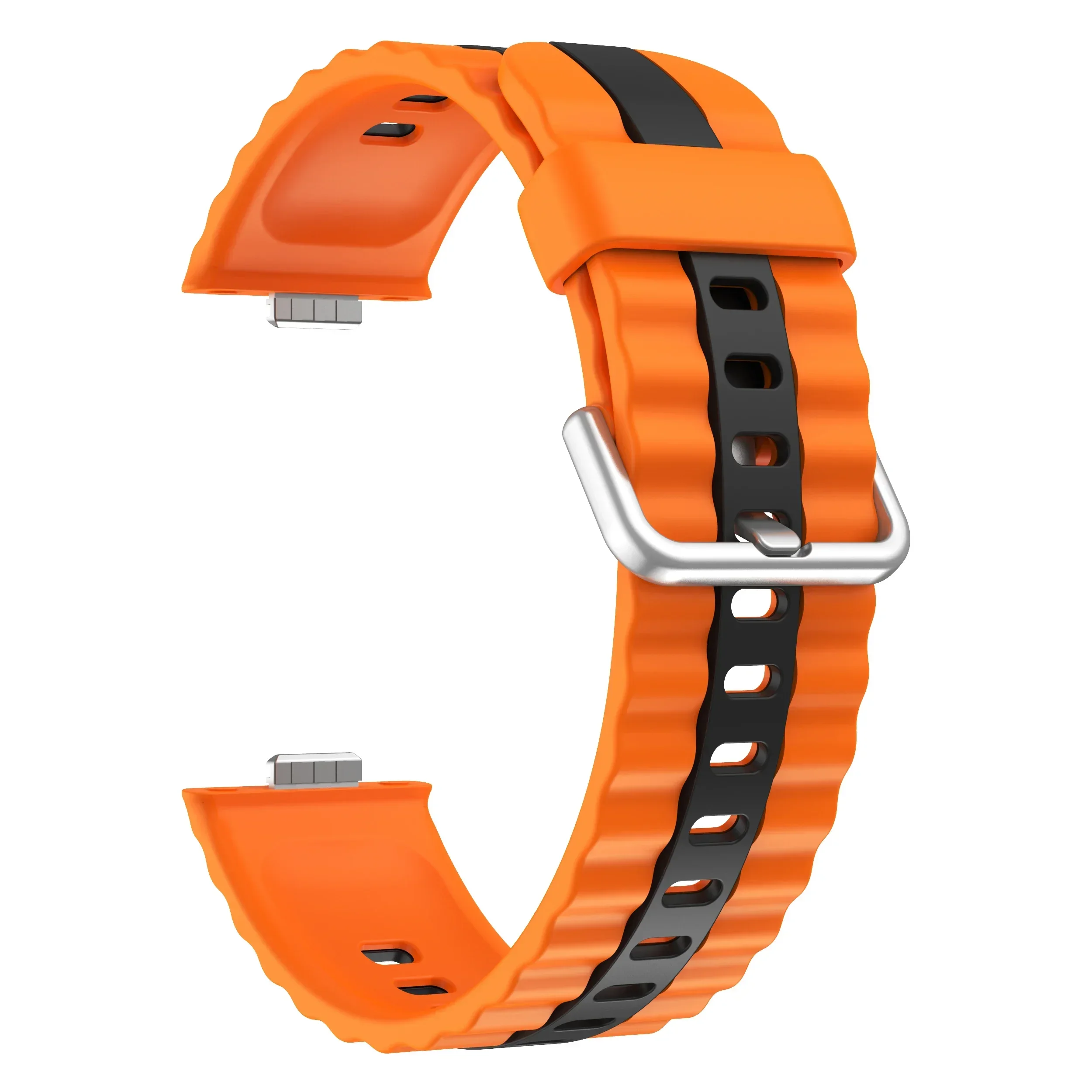 Silicone Strap For Huawei Watch Fit 4/3 Two-color Replacement Bracelet Wristband For Huawei Watch Fit 4/4 Pro Accessories Correa