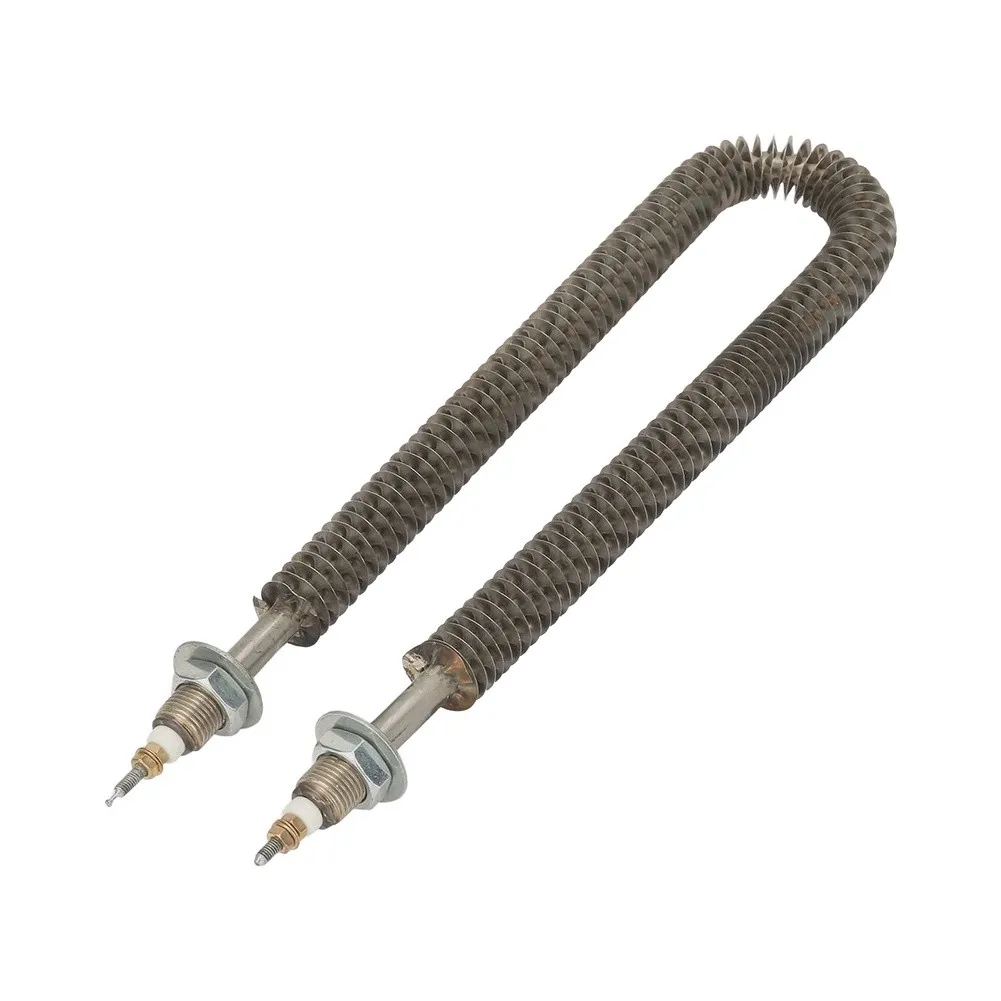 Stainless Steel U-Shaped Finned Electric Heating Tube 220V 1KW for Industrial Ovens Air Duct Heaters and Food Processing