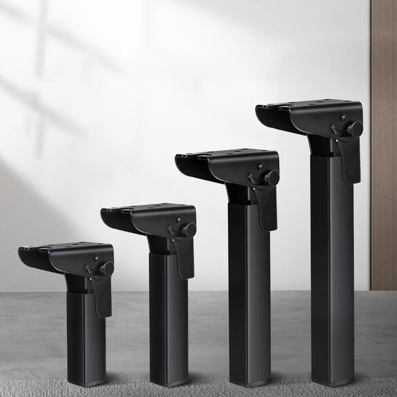 Patas de Soporte Plegables para Mesa, Patas Metálicas para Cama, Patas para Mesa de Centro, Patas para Sofá, Patas Invisibles para Cama, Patas para Mesa de Hogar, Accesorios para Patas de Mesa