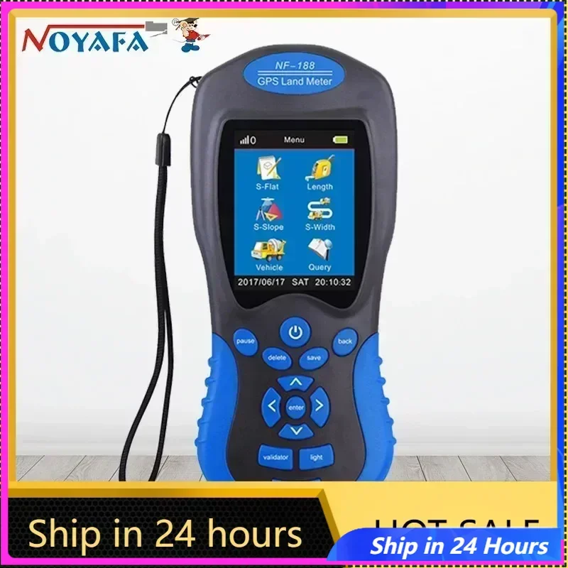 

【100% НОВИНКА】NF-188 GPS Land измеритель с цветным экраном Оборудование для измерения площади Приемник Сетевые инструменты для улицы
