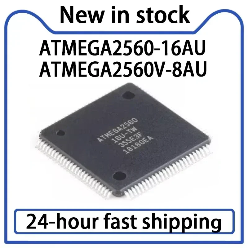 1PCS NEW ATMEGA2560-16AU ATMEGA2560V-8AU ATMEGA2560 Microcontroller Chip IC in Stock