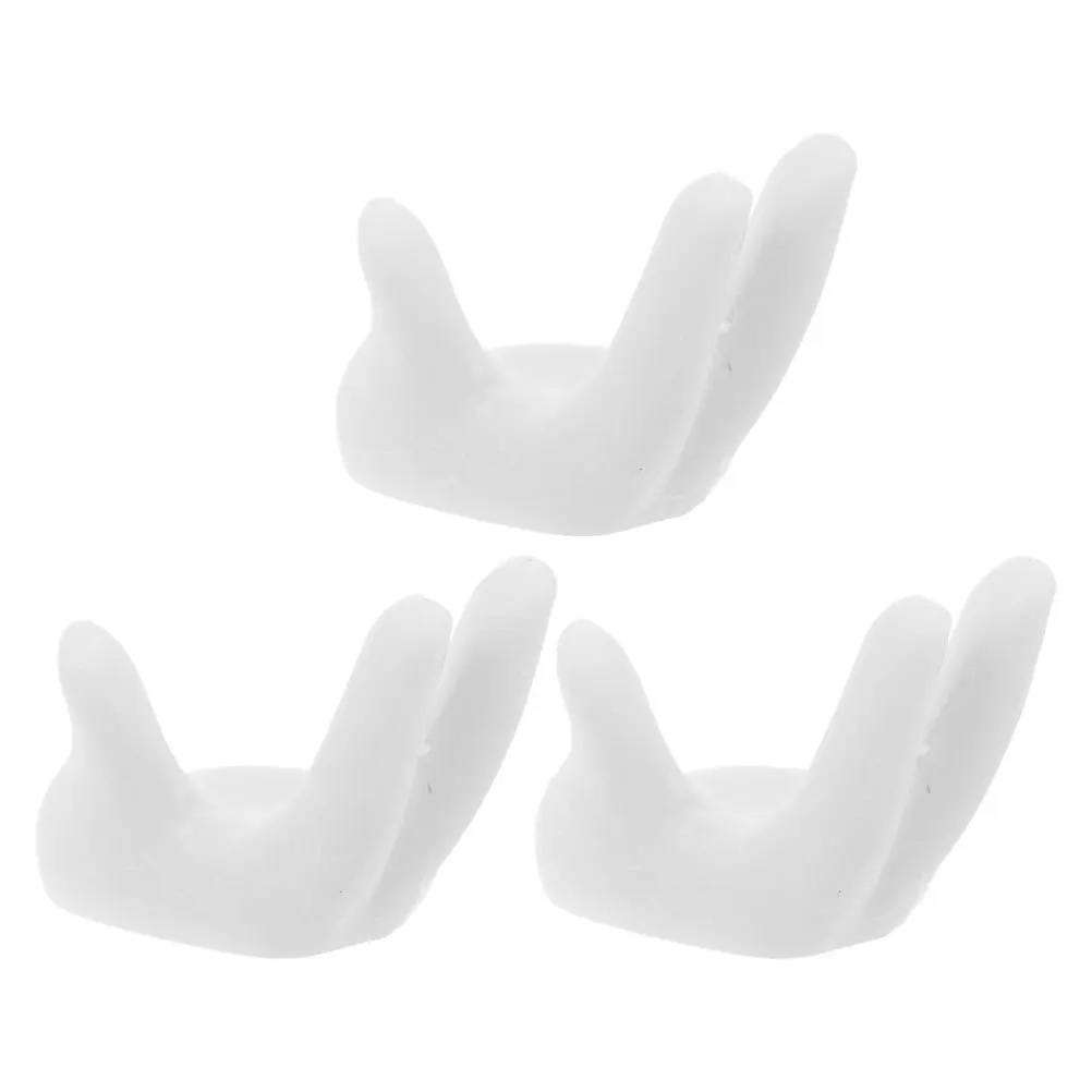 

3Pcs Resin Crystal Ball Stand Hand Shaped Sphere Display Stand for 2.5-6cm Crystal Balls Stylish Home Office Decor