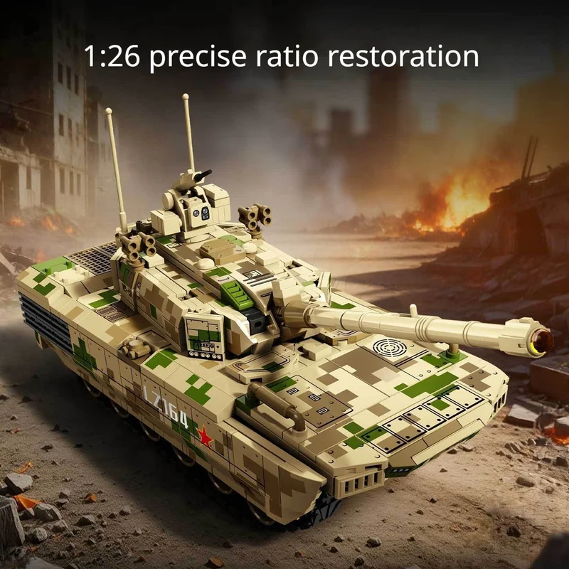 creative-advanced-ztz-100-main-battle-tank-model-figurine-simulation-toy-home-decoration-desktop-ornament-friend-birthday-gift