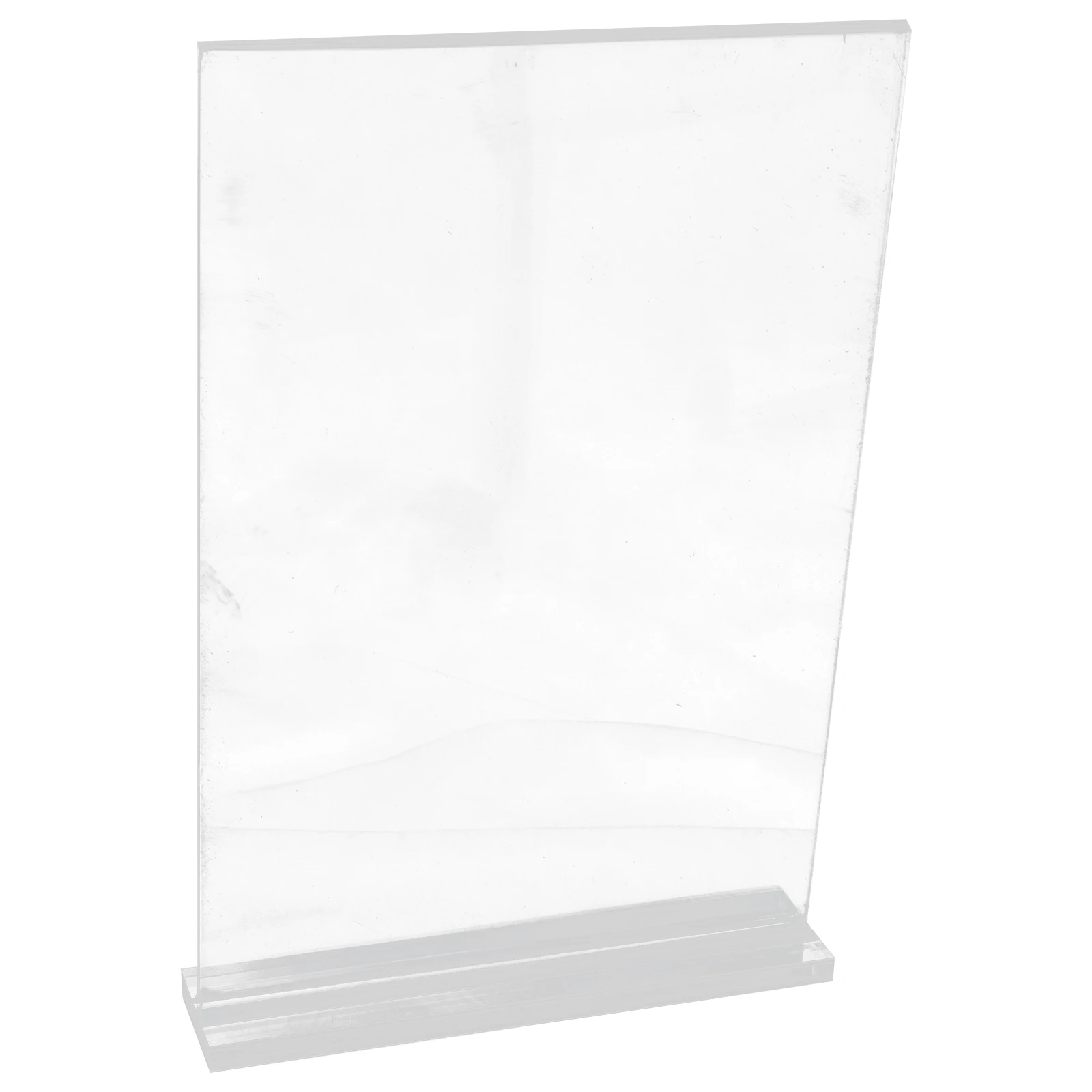 

A4 Vertical Menu Sign Holders Acrylic Display Stand Table Bracket Office Paper Holder Transparent Note Price List Leaflets