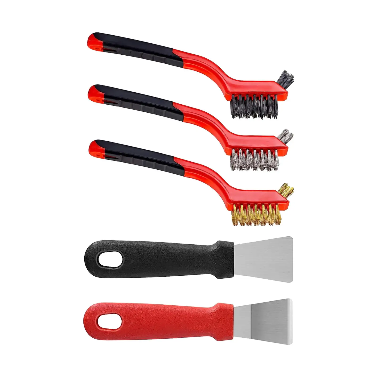 Set di spazzole metalliche Mini tergipavimento per spazzole metalliche per la rimozione della ruggine della cucina casa