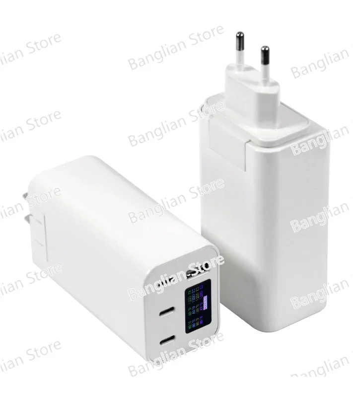 Portable Charging Head with Screen, High-Power, Gallium Nitride PD 3.1, Multi Channel Desktop Charger, Full Protocol, 300W