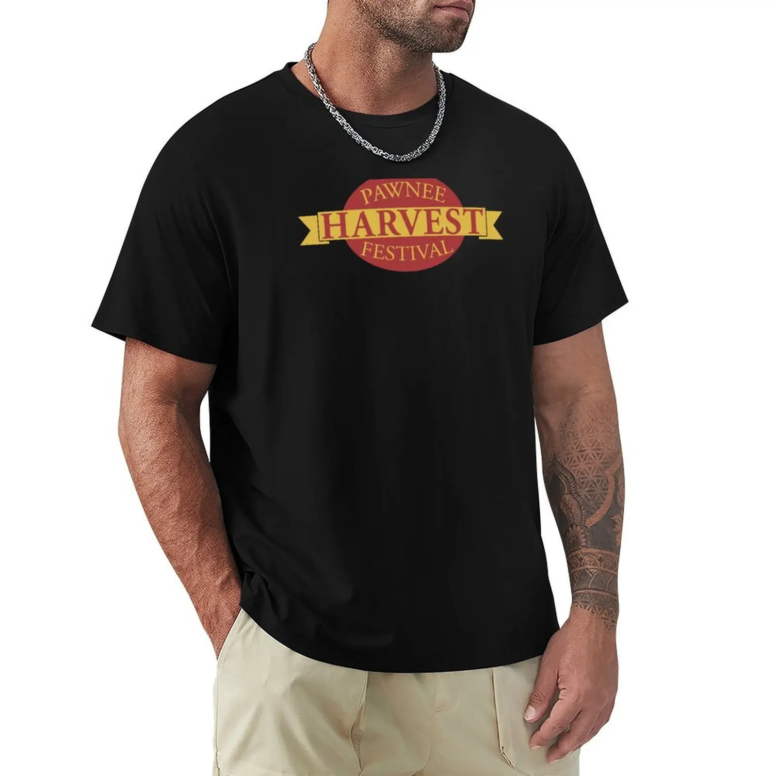 Pawnee Harvest Festival T-Shirt Independence Day Short Sleeve T-Shirt