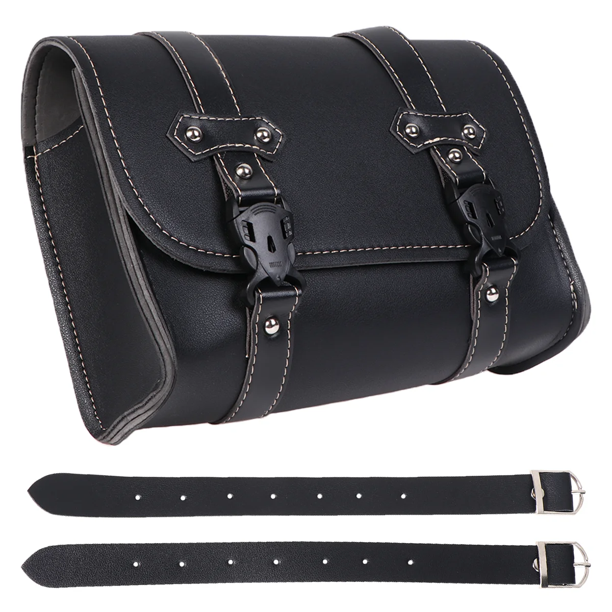 

Motorcycle Side Bag PU Saddlebag Hanging Bag Pouch Motorcycle Accessories Motorcycle Saddlebag