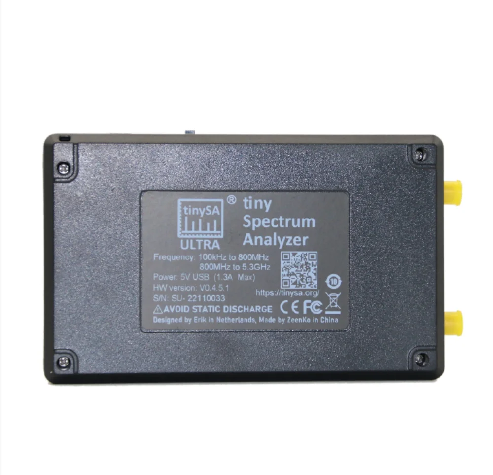 Neuester Spektrumanalysator Handlicher Mini-Spektrumanalysator Tinysa Ultra 2,8/4' Display 100kHz bis 5,3GHz 32GB Karten-Version V0.4.5.1 – Detail 8