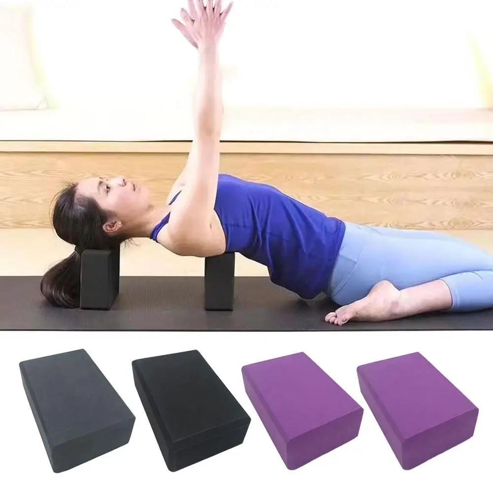 High Density EVA Yoga Block Non Slip Foam Brick For Yoga Pilates Stretching Balance Support Home Gym Workout Fitness Accessories