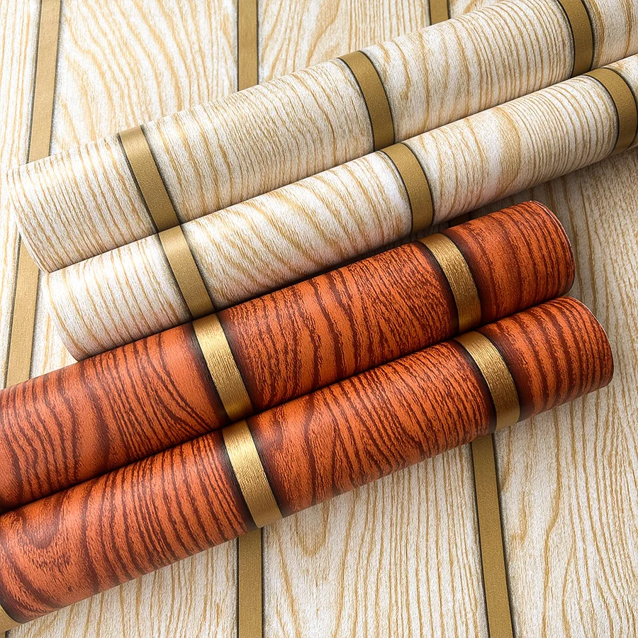 Golden Edged Three-dimensional Grille Self-adhesive PVC Wallpaper Hotel Background Wall Home Decoration Wallpaper Stickers