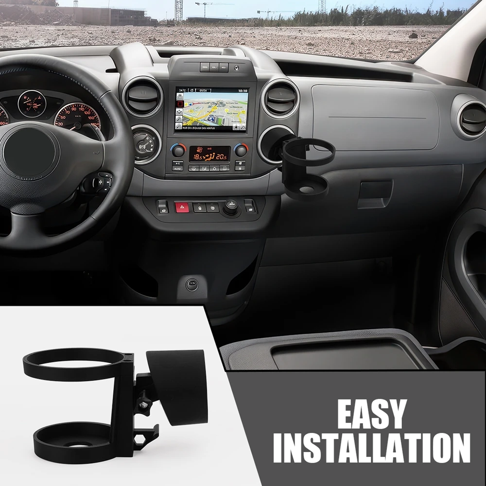 1/2 قطعة حامل الكأس مناسبة لسيتروين بيرلينجو/Multispace حامل أكواب المشروبات اكسسوارات السيارات الداخلية #3