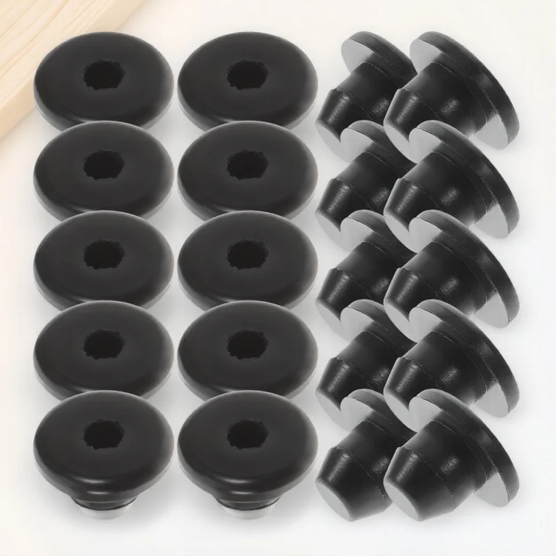 

20pcs Rubber Oil Filler Plugs Hydraulic Filler Bung Floor Repair Replacement For Horizontal Floor Bottle Jack Reservoir Hole
