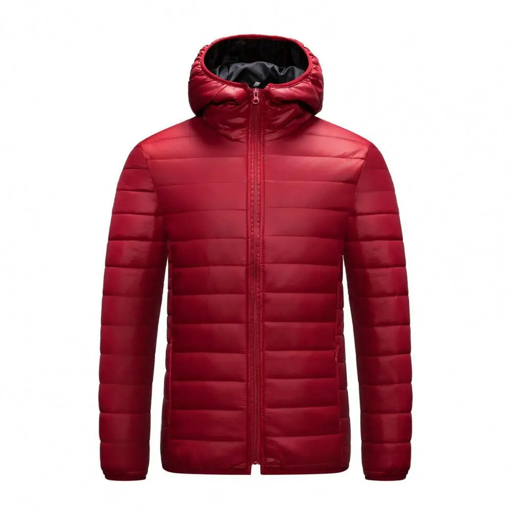 Lose Baumwoll mantel Herren Winter Kapuzen jacke mit verdickter Polsterung Langarm Daunen mantel