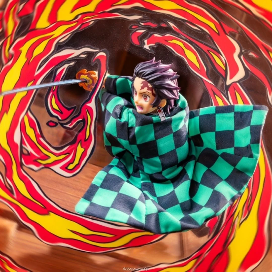 Demon Slayer Kamado Tanjirou Shf Vestiti di stoffa Anime Action Figure Giocattoli Accessori Abbigliamento Ragazzi Regali di Natale