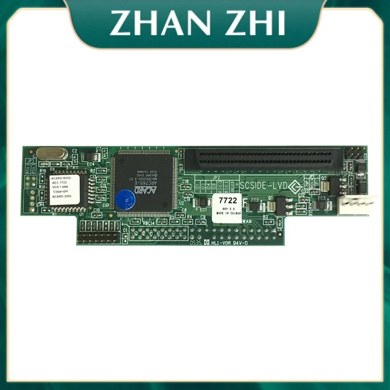 

for ACard IDE To LVD SCSI Bridge Adapter Card AEC-7722 68-Pin IDE Device To SCSI Interfa Storage Controller Card Board