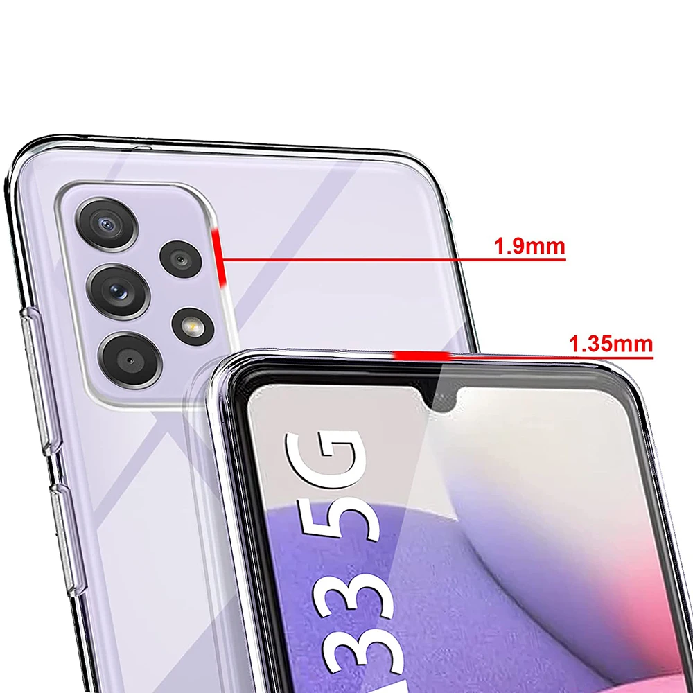 Ultra Thin Clear Phone Case For Samsung Galaxy A13 A23 A33 A53 A73 A12 A22 A32 A42 A52 A72 5G Silicone Transparent Cover Cases image 4