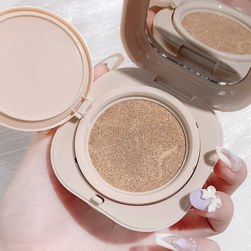 BB Cream Air Cushion CC Cream Concealer Brighten Foundation Makeup Base Long Lasting Foundation Cushion Compact With Makeup Puff