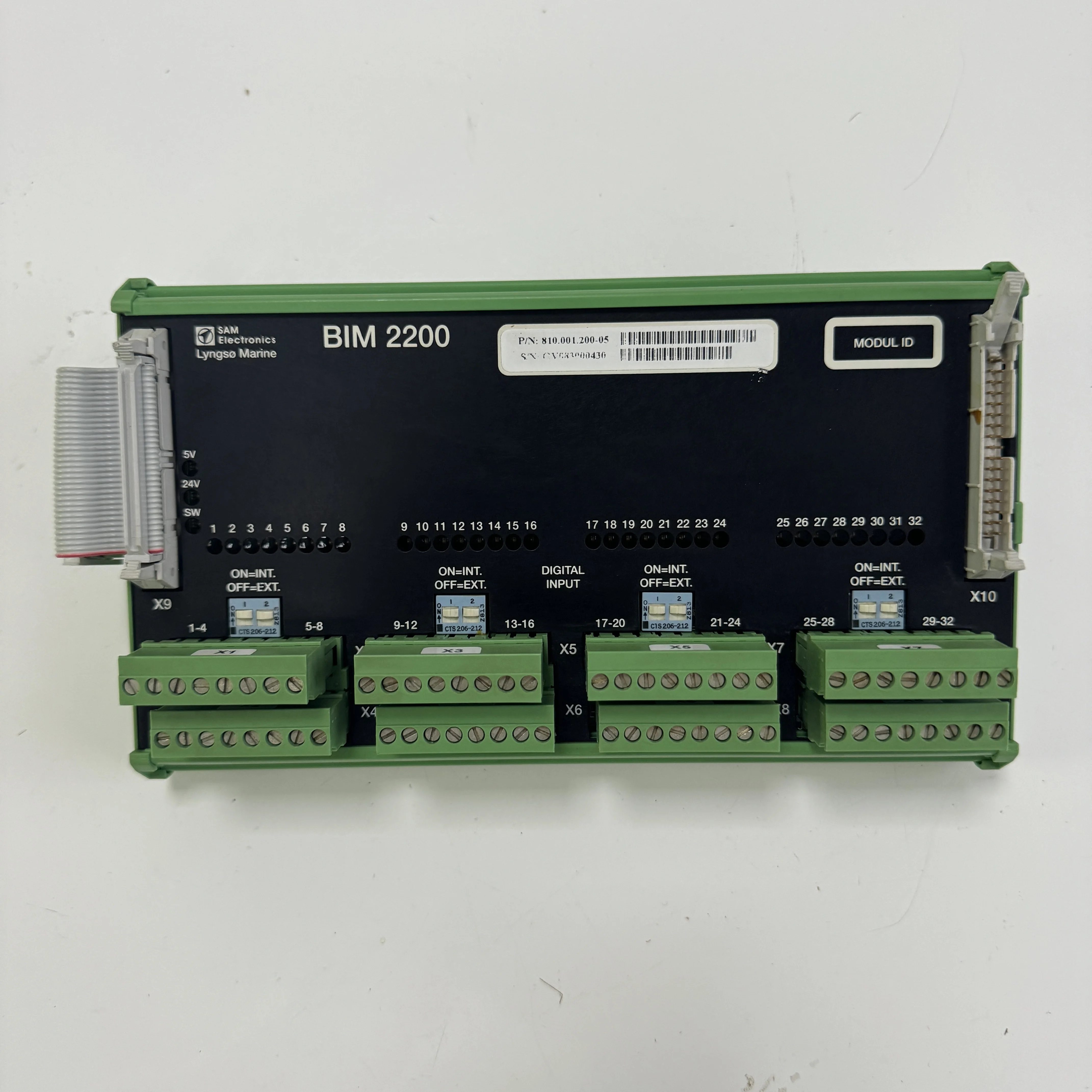 

Sam Electronics Lyngso Marine Bim 2200 Interface Module 810.001.200-05